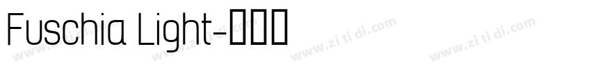 Fuschia Light字体转换